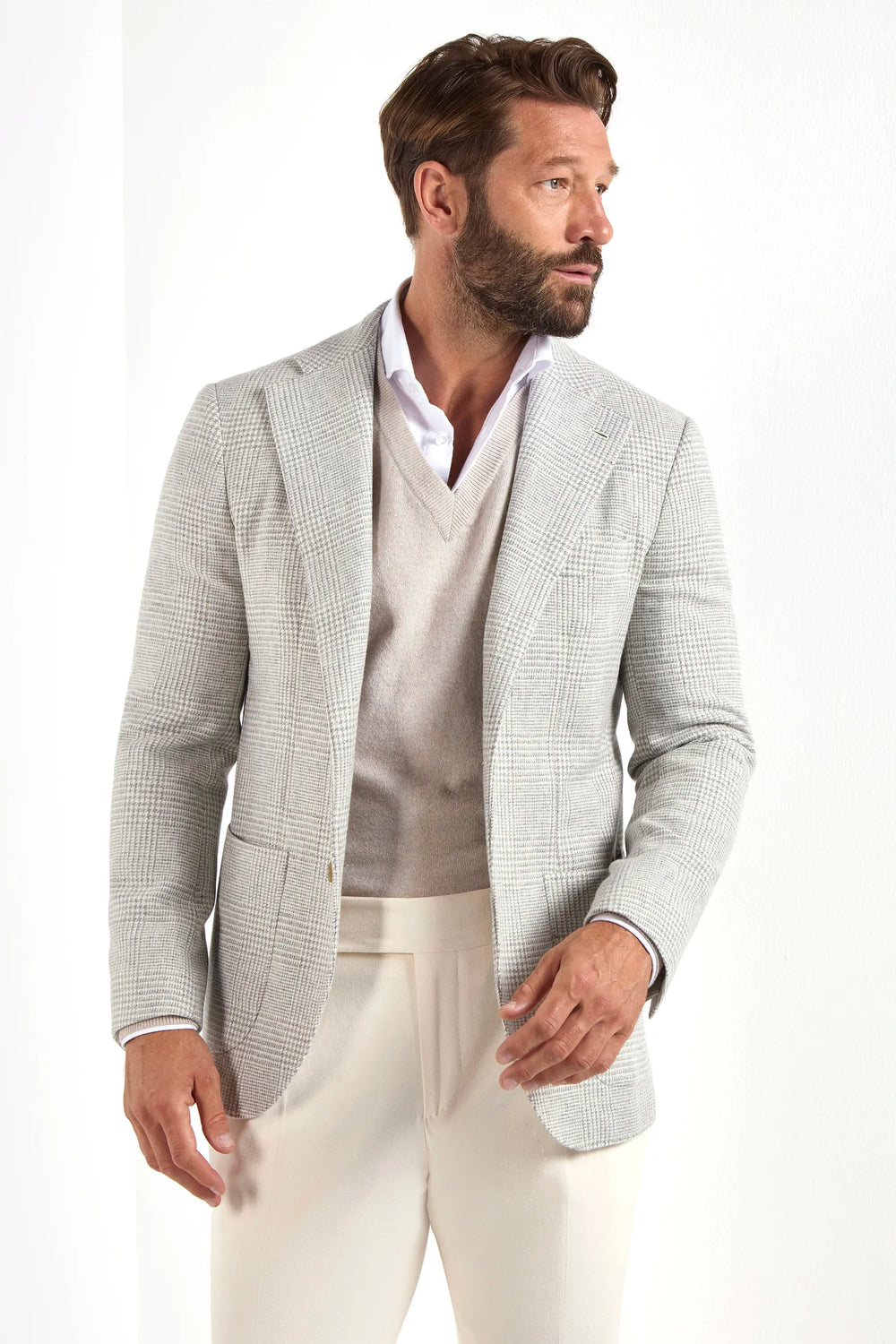 suits collection made in italy pini parma double breasted, full canvas and half canvas, neapolitan shoulder, lapels